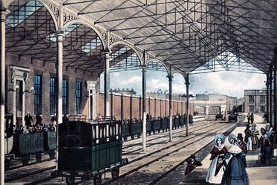 Euston Station, London, 1837 by English School